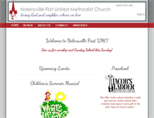 Tablet Screenshot of nolensvilleumc.org